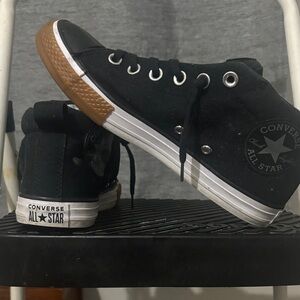 Converse Black and Brown High-Tops